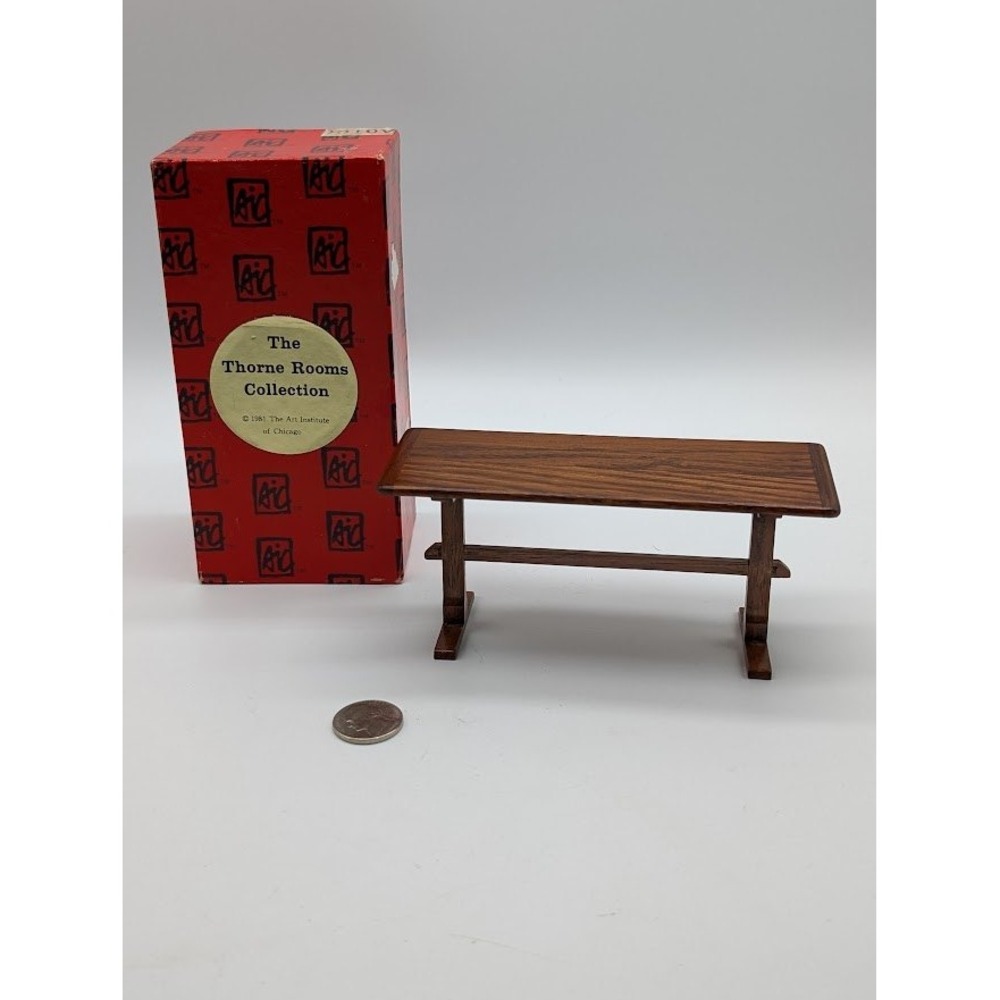 1:12 Miniature Reminiscence Dining Table Chicago Institute of‎ Art Throne Room